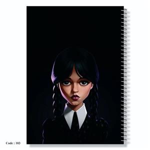 دفتر نقاشی 50 برگ سیمی طرح فروزن کاغذ اندونزی گرم بالا کیفیت عالی سیم آبکاری شده(لوازم تحریر) 