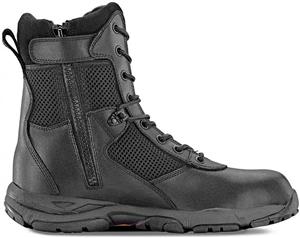 پلت فرم دوربین جامد راک Maelstrom Men's LANDSHIP 8 Inch Military Tactical Duty Work Boot with Zipper