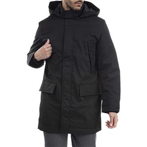 کاپشن مردانه جین وست مدل کلاهدار کد 122151