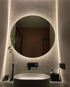 آینه گرد بک لایت کد Mba_051 (ارسال فقط به تهران و کرج)