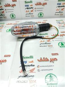 چراغ راهنما موتورسیکلت پالس 180،200،220 سفید بسته چهار (4) عددی