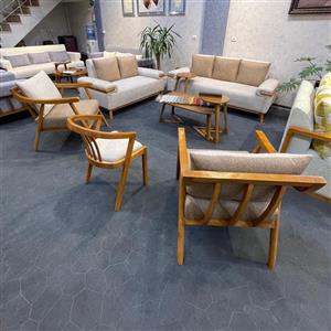 مبل راحتی مدل کاسپین 7نفره با پارچه های خارجی (ارسال ب عهده مشتری می باشد)