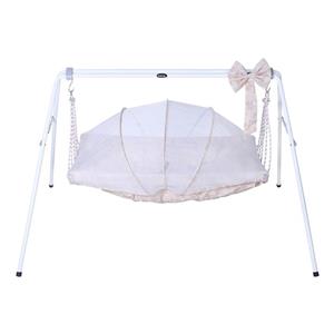 گهواره سنتی نوزاد مدل پاپیون به همراه پشه بند