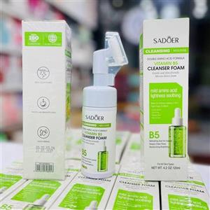 فوم شستشو صورت سادور مدل گل رز مناسب برای انواع پوست حجم 120 میلی لیتر