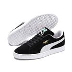 PUMA Select Men's Suede Classic Plus Sneakers, Black/White, 8 M US