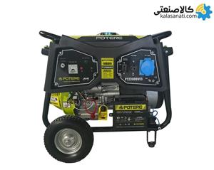 موتور برق بنزینی پوتر ۱۰.۵ کیلووات ATS دار مدل PT23000VES تک فاز