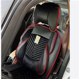 روکش صندلی وسط مخمل بغل چرم مدل نیولاماری سنگین درجه1باگارانتی دارای پدگردن و گودی کمرvipخلبانی درجه1کوالیتی مناسب سورن