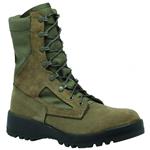 Belleville F600ST Women's Hot Weather Steel Toe Green Olive Leather Boots