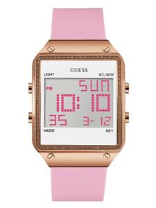 GUESS Women's Digital Silicone Watch 