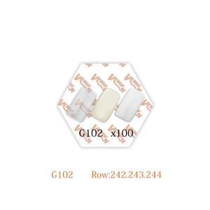 ناخن مصنوعی 100 عددی بلند شیشه ای با کد G102 برند vergen