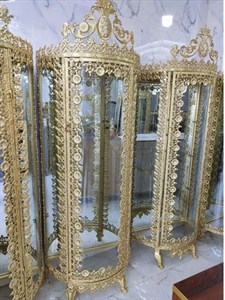 بوفه نیم گرد آلومینیومی تاج دار