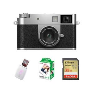 کیت دوربین فوجی FUJIFILM X half Digital Camera with INSTAX MINI Link 3 Printer Kit (Silver)