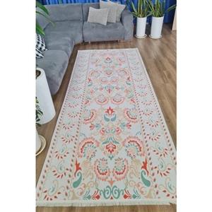فرشینه | فرش چاپی برند حسن نیا چاپی مخمل راهرویی و کناره r136 (پس کرایه)