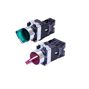 سلکتور یک طرفه چراغدار 220ولت  سبز / قرمز آی سوئیچ