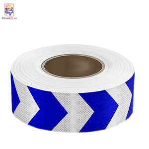 نوار هشدار شبرنگ مدل فلش عرض 5 سانت طول 45 متر