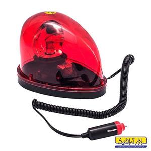 چراغ گردان مگنتی ترافیکی آژیردار با اتصال فندکی