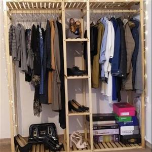 رگال لباس ویترینی رنگ چوب پس کرایه 