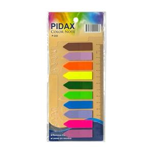 کاغذ یادداشت چسب دار پیداکس کد 222 سایز 4*1 سانتی متر بسته 10 عددی