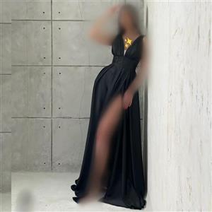 ماکسی مجلسی قد160 قابل تغییر جنس ساتن ال ایکس شخصی دوزی