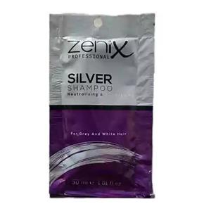 شامپو سیلور زنیکس Zenix برای موهای سفید و خاکستری ساشه 30 میل