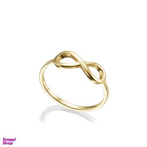 انگشتر طلا 18 عیار زنانه طلای مستجابی مدل بی نهایت کد 54 