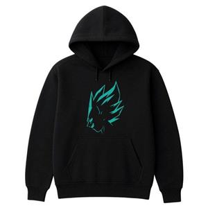 هودی مردانه طرح انیمه‌ای وجیتا – Vegeta Dragon Ball | چاپ DTF | دورس ضخیم (نخ پنبه و اسپان) – کد A019