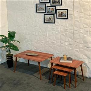 میز جلومبلی مستطیلی مدل لیون کد 25 مجموعه 4 عددی