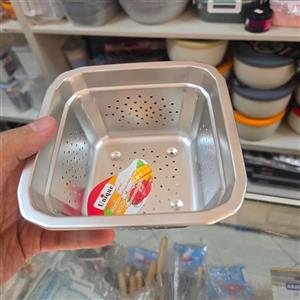 صافی و تفاله گیر چای و انواع دمنوش استیل با زیره برند یونیک