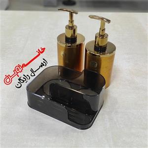 جامایع اسکاچ دوقلو هارمونی مدل روشا رنگ آنتیک طلایی، جنس محصول از پلاستیکabs