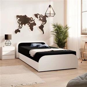 تخت خواب ام دی اف یک نفره مدلB80 سایز 200×90 سانتی متر