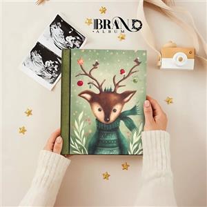 آلبوم عکس شومیزطرح گوزن سایز 30-20 20برگ 40صفحه