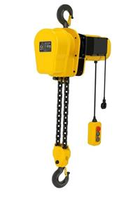 جرثقیل زنجیری ۱ تن تکفاز DHS کبیرلیفت | قدرت، ایمنی و دوام بالا