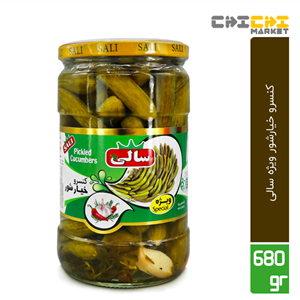 کنسرو خیارشور ممتاز پامچال - 680 گرم