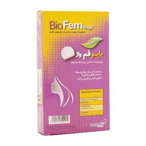 کپسول واژینال بایوفم واژ 12 عدد تک ژن فارما