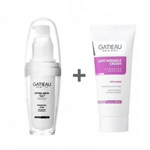 پک ضد چروک و لیفت گاتیو ( شامل کرم ضد چروک و سرم لیفتینگ صورت)