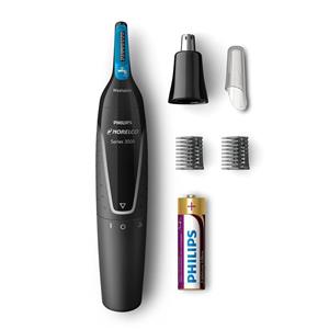 موزن گوش، بینی و ابرو مدل NT3000 غیر اصل Philips Norelco Nose Hair Trimmer 3000, NT3000/49, Precision Groomer with 6 pieces for Nose, Ears and Eyebrows