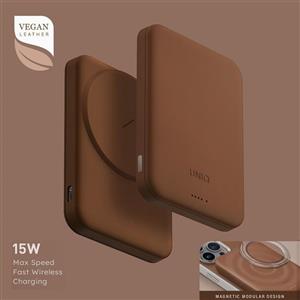 پاوربانک چرمی یونیک مدل Lexa 5000mAh