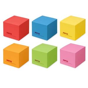 کاغذ یادداشت پاپکو مدل ۲۰۴ سایز 10×10 سانتی‌متر بسته ۶ عددی