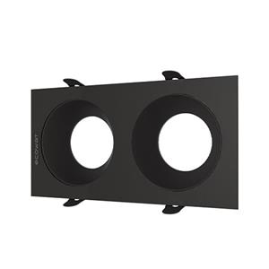 قاب توکار دو خانه اکووات مدل دارک لایت کد AG2XA