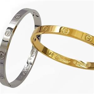 النگو کارتیر طرح لاو ، رنگ ثابت و استیل.  آقای خرازی 