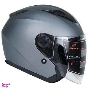 کلاه کاسکت بدون فک فلش مدل 868 glossy white