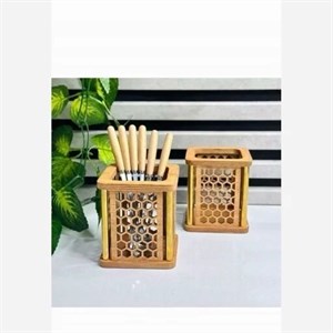 جا قاشقی چوبی نرده ای طلایی