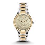 Burberry Men's Swiss The Classic Round Two-Tone Stainless Steel Bracelet Timepiece 40mm BU10011