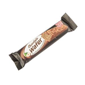ویفر با کرم فندق و روکش کاکائویی تلخ نادری - 45 گرم بسته 24 عددی