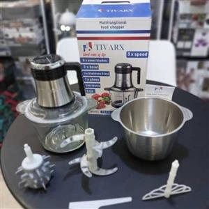 خردکن دوکاسه سیر پوست کن دار تیوارکس یه خردکن همه چیزتمام با ضمانت خدمات پس از فروش هزینه ارسال به سرتاسر  کشور رایگان