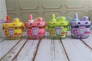 قمقمه دو مخزن کمر سیلیکونی طرح کارتونی