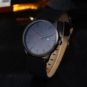 Clearance on Sale Mens Quartz Watch,Hengshikeji Roman NumeralPopular Low-Key Minimalist Connotation Leather Men's Quartz Wristwatch Business Retro Design Leather Band Waterproof Bracelet Watches 