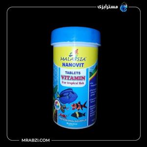 غذای قرصی ماهیان تروپیکال نانوویت ویتامین مالزی