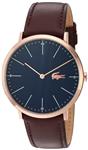 Lacoste Moon Blue Dial Leather Strap Men's Watch 2010871