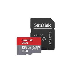 کارت حافظه MicroSDXC سن دیسک مدل Ultra کلاس 10 استاندارد UHS-I U1 A1 سرعت 100 مگابایت بر ثانیه حافظه 128 گیگابایت